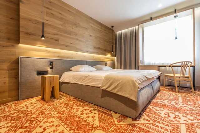 غرفة ديلوكس بسرير مزدوج بشرفة، Hotel Wisla Premium 1/4