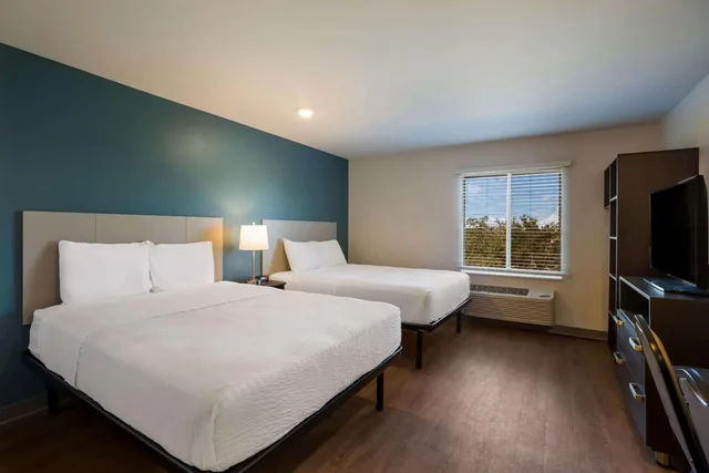 غرفة بسريرين مزدوجين، WoodSpring Suites Orlando West - Clermont 3/10