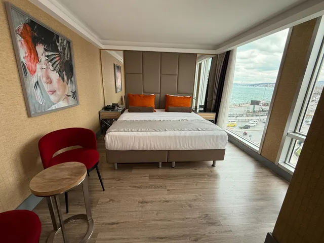 غرفة ديلوكس بسرير مزدوج أو سريرين منفصلين بإطلالة جزئية على البحر، Manesol Old City Bosphorus 8/10