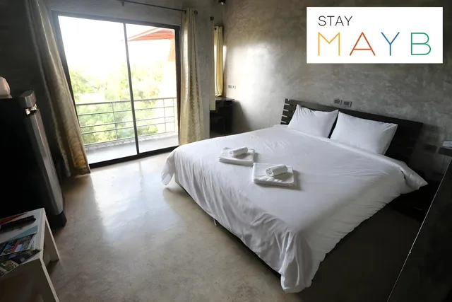 غرفة ديلوكس بسرير مزدوج، STAY MAYB Chiang Mai 1/1