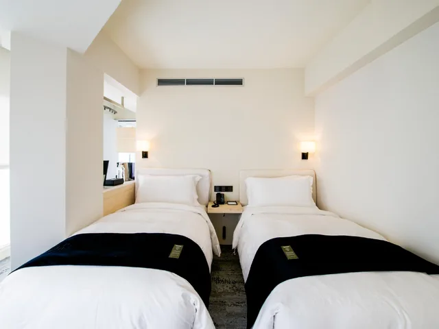 غرفة بسريرين منفصلين، Swiio Hotel Daan 1/2