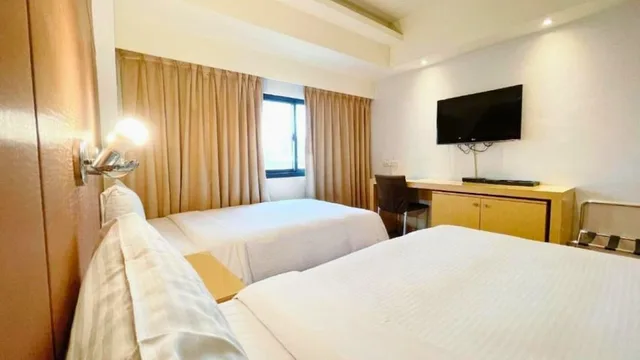 غرفة بسريرين منفصلين، Delton Hotel 8/10