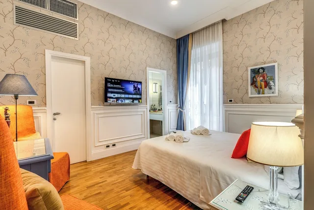 غرفة ديلوكس بسرير مزدوج، Hotel Villa Mangili 9/10