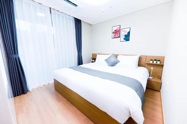 غرفة بريميير بسرير مزدوج، Geoje Leein Stay Hotel 1/1