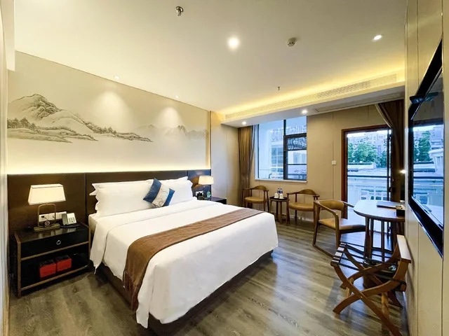غرفة مريحة بسرير مزدوج، White Swan Guest House (Zhaoqing Hubin) 1/1