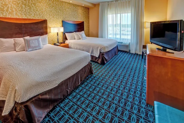 غرفة بسريرين كوين لذوي الإعاقة، Fairfield Inn Suites Oklahoma City Airport 1/1