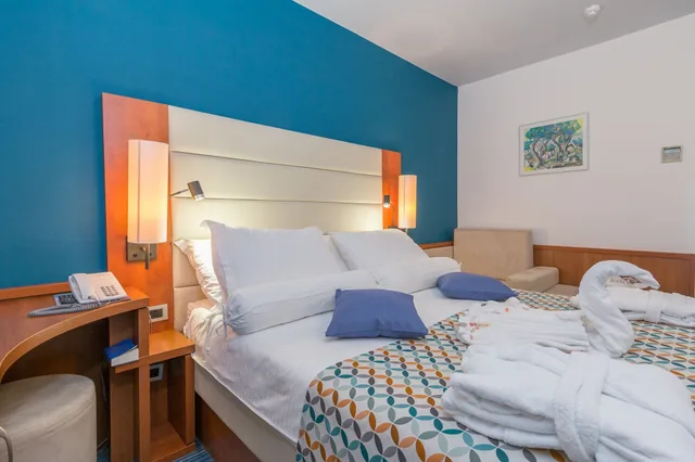 غرفة كلوب بريميوم بسرير مزدوج بإطلالة على البحر بشرفة، Hotel Kornati Biograd 5/8