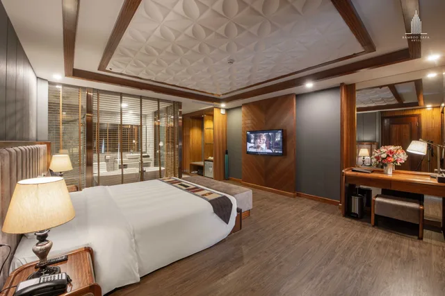 جناح بسرير كينج بإطلالة على الجبل، Bamboo Sapa Hotel 5/6
