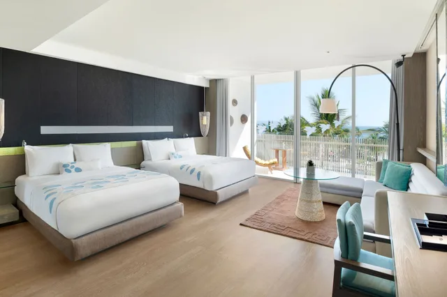 2 Bedrooms, Penthouse Suite, 1 King and 2 Queen Beds, Ocean View, Balcony، W Bali Seminyak 1/1