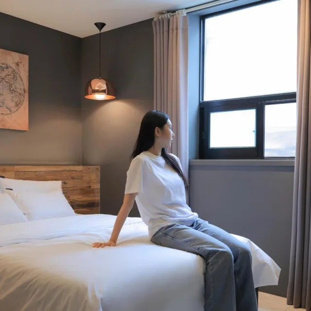 Standard, Double Bed, Hotel Yaja Jeongwang 3/9