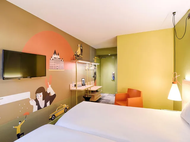 غرفة بسرير مزدوج، Ibis Styles Lyon Confluence Hotel 5/9