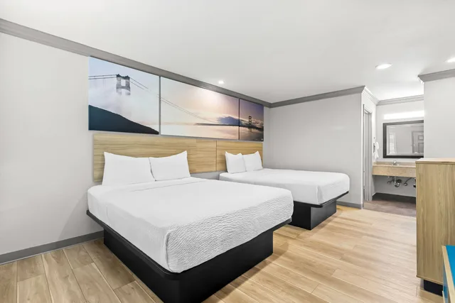 غرفة بسريرين كوين، Days Inn By Wyndham San Francisco S/Oyster Point Airport 2/6