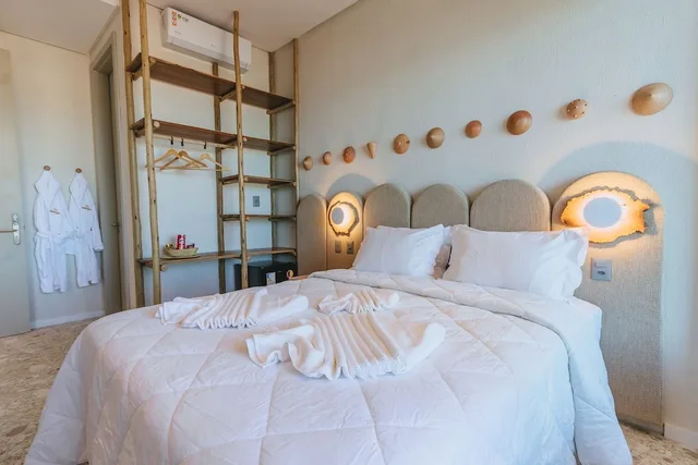 غرفة فاخرة بسرير كوين بإطلالة على البحر بشرفة، Janga Boutique Hotel 1/7