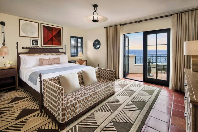 جناح كلوب بسرير مزدوج بإطلالة على البحر بغرفة نوم واحدة، The Ritz-Carlton Bacara Santa Barbara 2/10