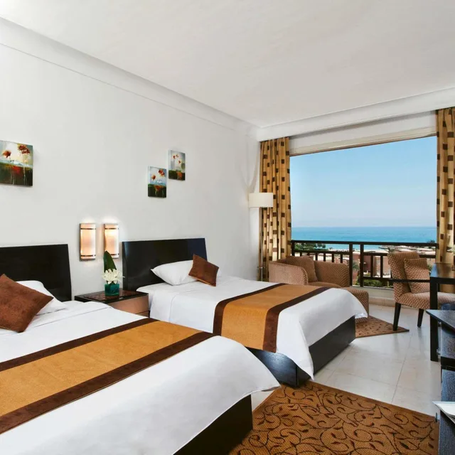 غرفة كلاسيكية بسرير فردي بإطلالة على البحر، Movenpick Resort El Sokhna 5/10