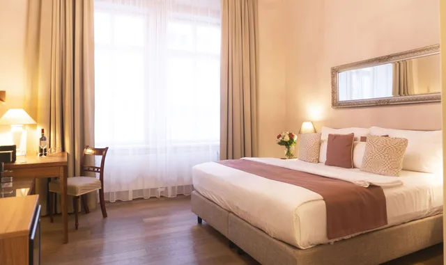 غرفة كلاسيكية بسرير مزدوج، Hotel Golden Key Prague 4/10