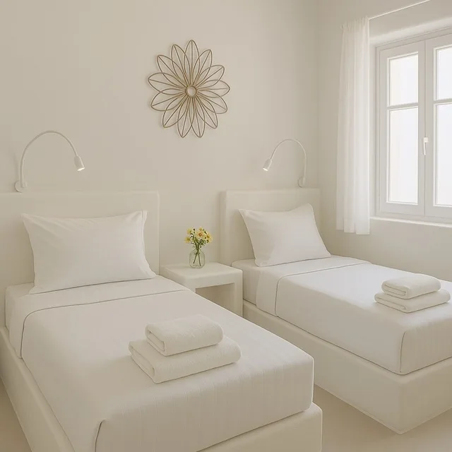 غرفة بسريرين منفصلين، Virginia Studios & Apartments 1/10