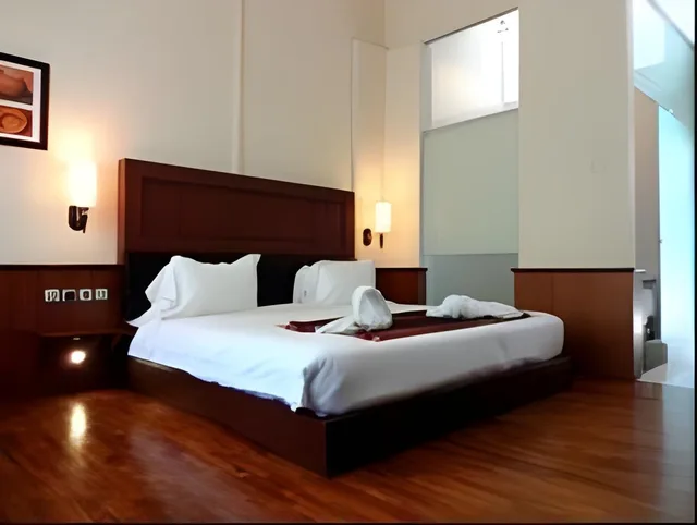 Waterfall, Deluxe, King and Twin Beds, River View، Taman Simalem Resort 2/2