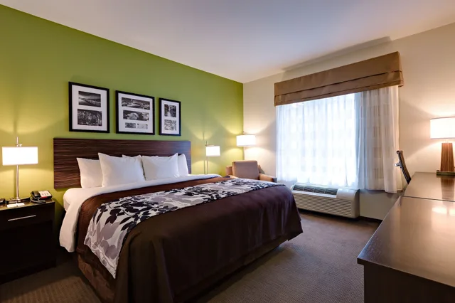 غرفة قياسية بسرير كينج، Sleep Inn & Suites Jasper 2/6