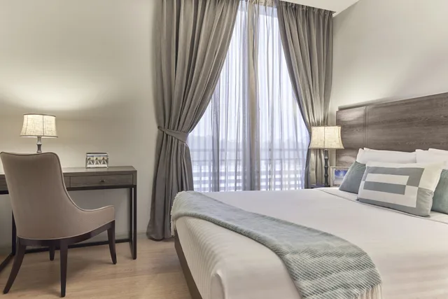 جناح بسرير كينج وسرير فردي وسرير كوين بـ3 غرف نوم، Adina Serviced Apartments Singapore Orchard (Ex-Regency House) 8/10