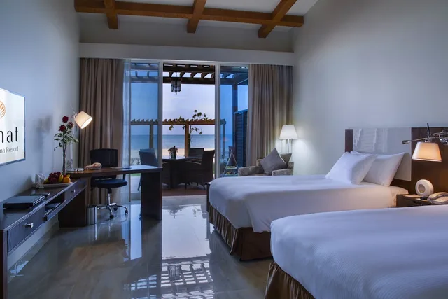 Beach, Chalet, Twin Beds, Terrace، Danat Jebel Dhanna Resort 4/5