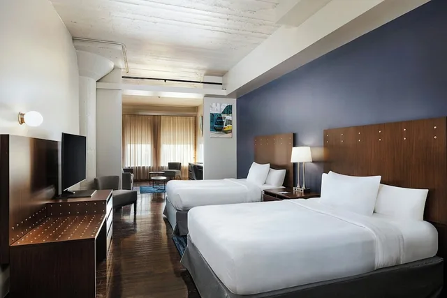 جناح تنفيذي بسريرين كوين، Fairfield Inn And Suites Dallas Downtown 2/10