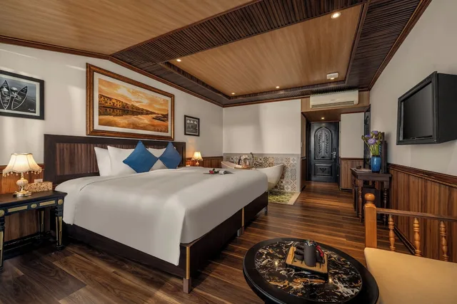 جناح سيغنتشر متصل بسرير كينج وسريرين منفصلين، Hoi An Blue Sky Boutique Spa 1/7