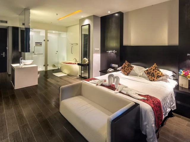 غرفة ديلوكس بسرير كينج، Guangdong Nanmei Osotto Hotel 1/1