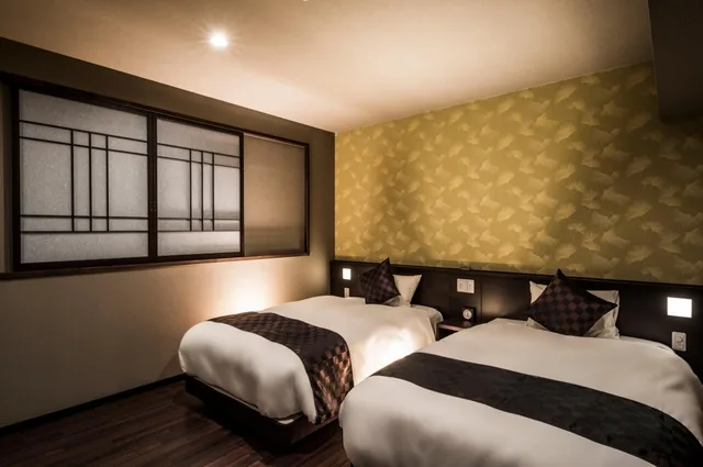 Semi Room, Deluxe, 2 Semi Double Beds، Hotel Kuu Kyoto 3/3