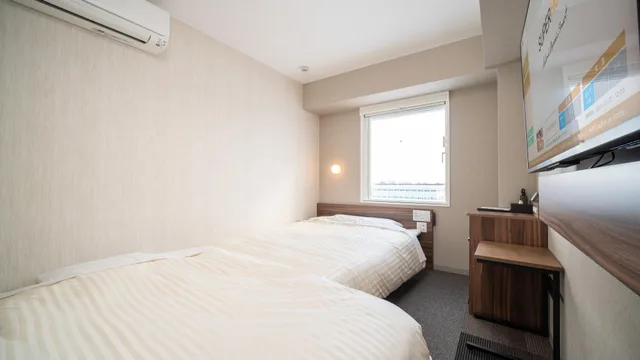غرفة بسرير مزدوج مع سرير إضافي، Super Hotel Ishikari 1/1