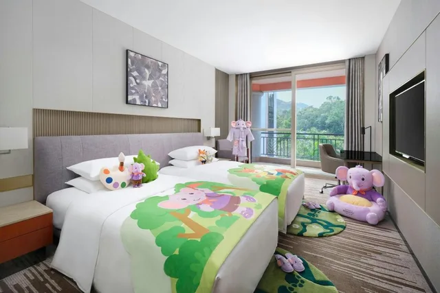 Guest Room, Deluxe, Twin Beds, City View, Dongguan Forum Hotel and Apartment 7/9