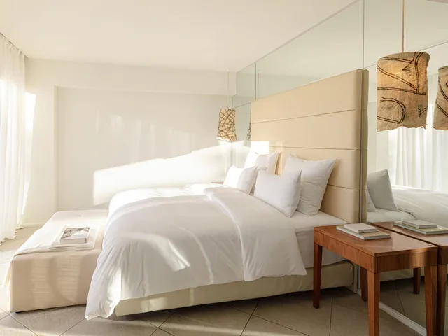 جناح بسريرين منفصلين وسريرين كينج بـ3 غرف نوم مع أريكة، Amirandes, A Resort to Live 1/5