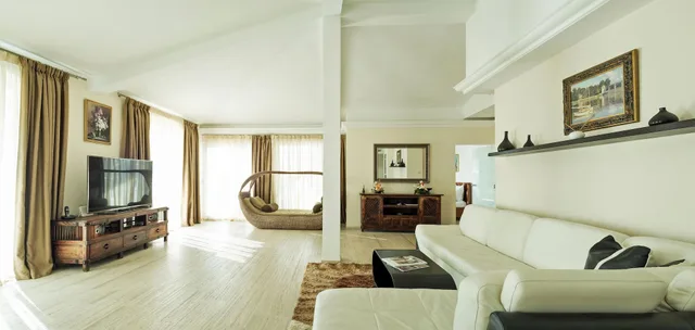شقة رئاسية بإطلالة على البحر بشرفة بغرفتي نوم، Hotel Azimut 6/8