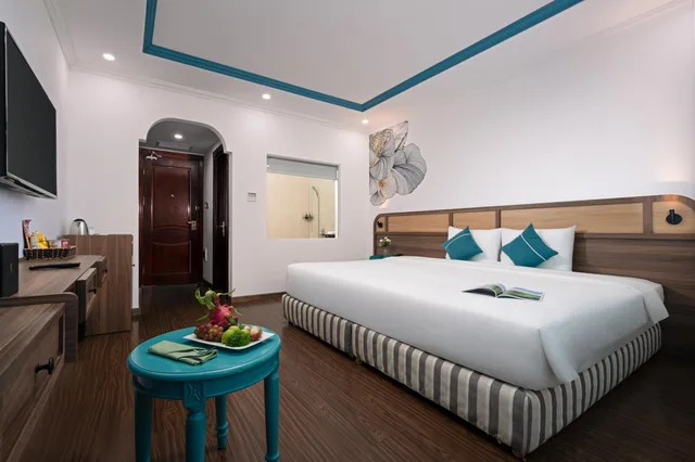 غرفة بريميوم بسرير مزدوج أو سريرين منفصلين بإطلالة جزئية على البحر، PARACEL DANANG HOTEL 5/10