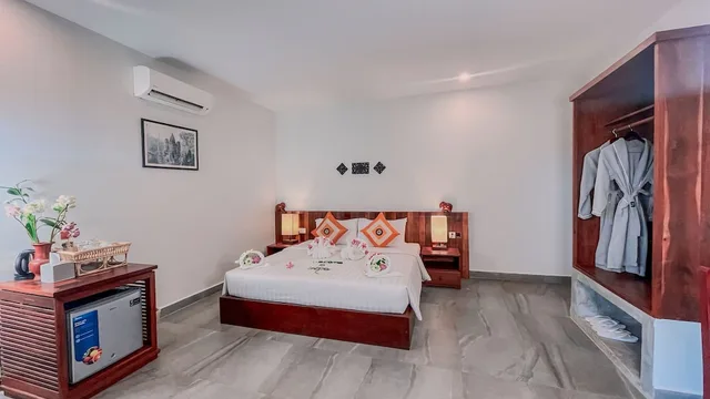استوديو بسرير كينج بشرفة، Indra Angkor Residence 9/10