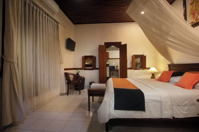 جناح بسرير كينج بغرفة نوم واحدة بمطبخ صغير، Hotel Jati And Home Stay 6/10