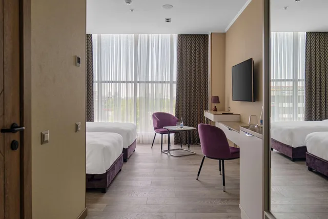غرفة قياسية بسرير مزدوج، Panarams Tashkent Hotel a Member of Radisson Individuals 4/5