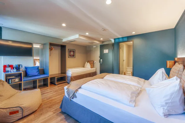 غرفة قياسية ثلاثية، THE HEY HOTEL INTERLAKEN 2/3