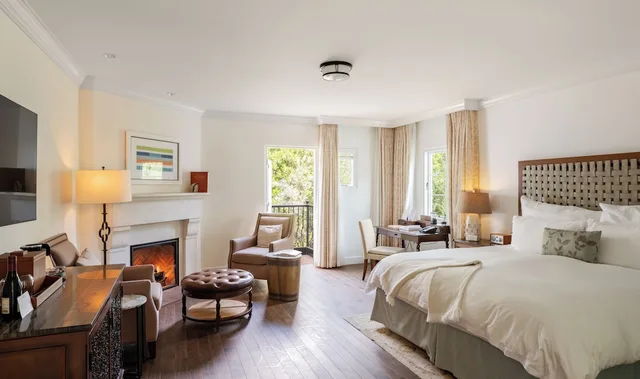 غرفة بريميير بسرير كينج بشرفة، El Encanto A Belmond Hotel Santa Barbara 1/3