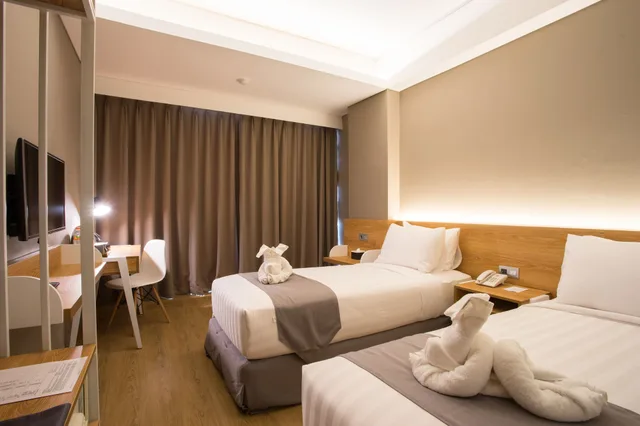 غرفة ديلوكس بسريرين منفصلين للمدخنين، Allstay Hotel Semarang 1/2