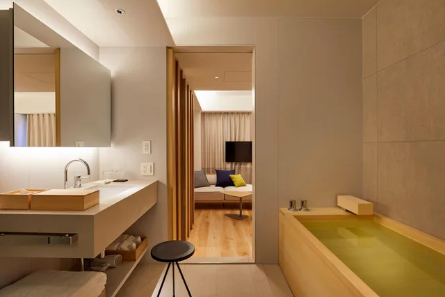 Premier, Double Bed, Hinoki Bath، TSUKI Tokyo 5/9