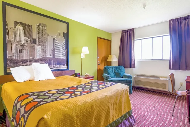 غرفة بسرير كوين، Super Sleep Inn Princeton 1/2