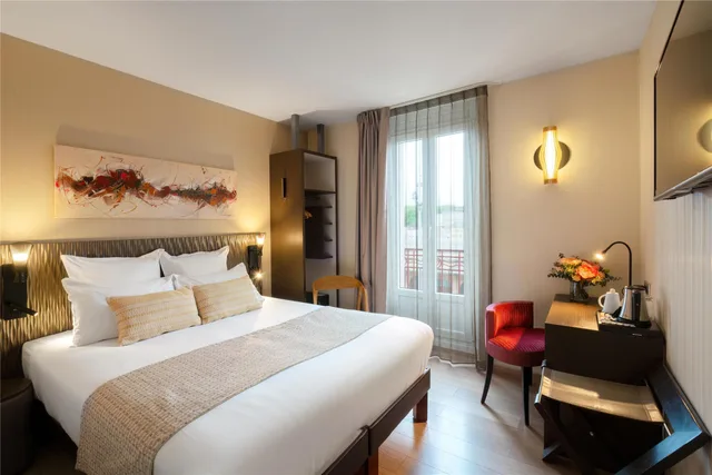 غرفة قياسية بسرير كوين، Best Western Plus Hotel Belfort Centre Gare 1/3