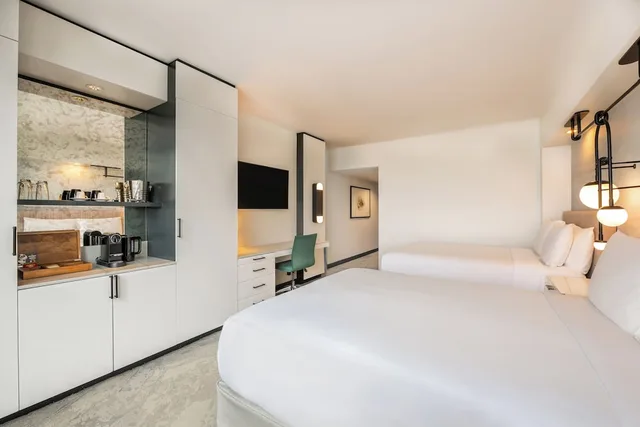 غرفة بسريرين كوين بإطلالة على المدينة لذوي الإعاقة، Hotel 1000 Seattle 4/9