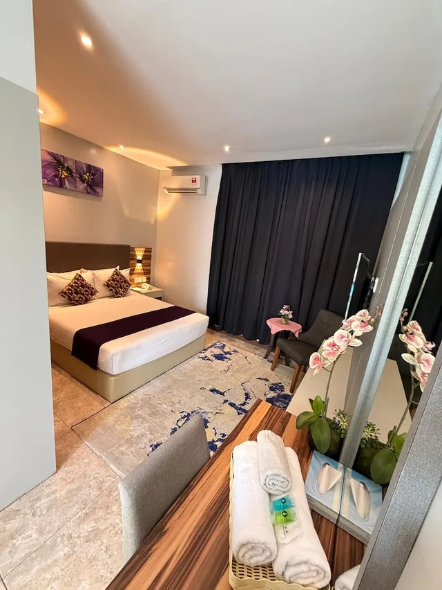 غرفة ديلوكس بسرير كوين، Villa Abadi Resort 4/7
