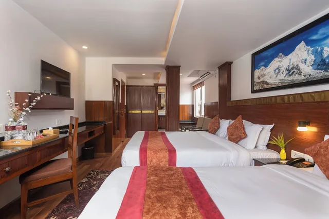 غرفة عائلية بسرير كينج وسرير فردي، Thamel Boutique Hotel 2/4