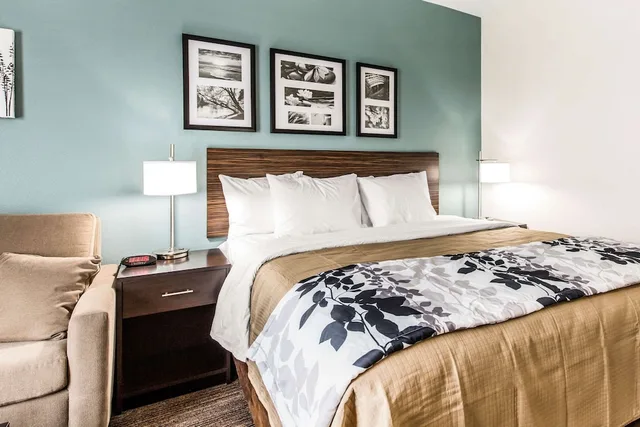 جناح بسرير كينج مع أريكة، Sleep Inn & Suites Bryan - College Station 2/2
