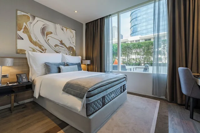 جناح بسرير كينج وسرير كوين بإطلالة على الحديقة بشرفة بغرفتي نوم، MUU Bangkok Hotel 1/8
