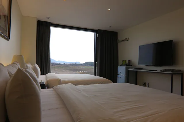 غرفة ديلوكس بسريرين مزدوجين، Hotel Gite 4/7