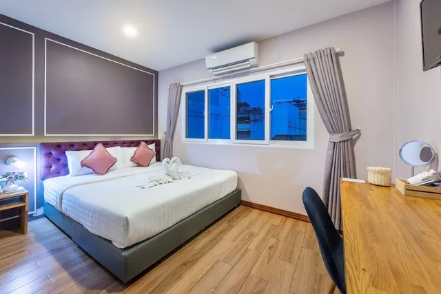 جناح بسرير مزدوج، De Lavender Bangkok Hotel 3/9